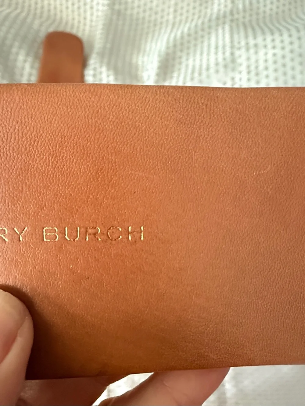 Tory Burch Leather Logo Slide Sandals - Tan/Cognac